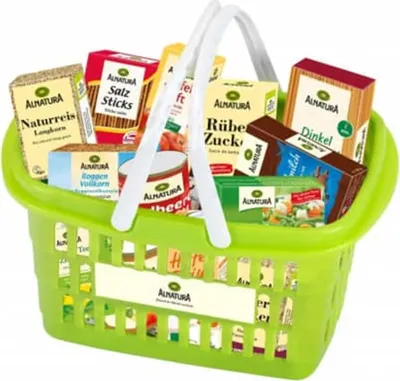Produktbild von klein Alnatura Einkaufskorb, gefuellt