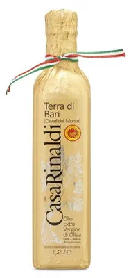Zdjęcie produktu dla Oliwa z oliwek extra vergine DOP Terra di Bari, Casa Rinaldi, 500 ml, Castel del Monte