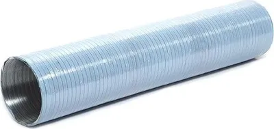 Imagen del producto de Canal Flexible De Aluminio, D100Mm, L=3000Mm, Blanco