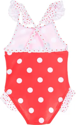 Produktbild von Minnie Mouse Baby Mädchen Badeanzug Bademode , Farbe:Rot, Größe:86