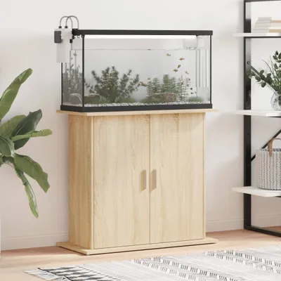 Produktbild von "im Angebot" Aquariumständer Sonoma-Eiche 81x36x73 cm Holzwerkstoff - Sonstiges Aquarienzubehör CC22832