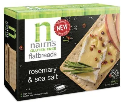 Productafbeelding van Nairns Flatbread Rosemary & Seasalt (150 gr)