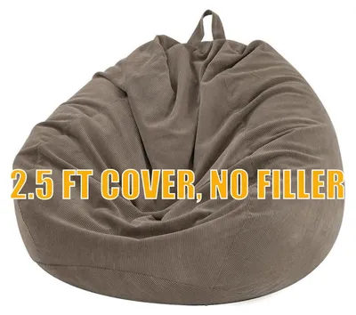 Imagen del producto de Funda de sillón tipo "bean bag" suave para niños y adultos