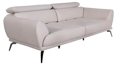 Produktbild von Weißer Wohnzimmer 3-Sitzer Designer Luxus Couch Moderne Sitzmöbel Neu