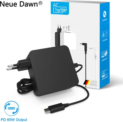 Produktbild von 65W USB C Netzteil für HP Spectre x360 13 x2 12-a001dx 12-a001tu Type USB C PD Laptop Ladegerät  Ladekabel