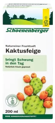 Produktbild von Schoenenberger Naturreiner Fruchtsaft Kaktusfeige, 200 ml Lösung