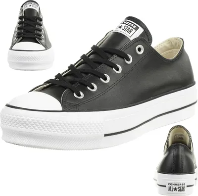 Immagine prodotto di Converse C Taylor All Star LIFT CLEAN OX Chuck Sneaker in pelle con plateau 561681C, numero di scarpe: 42,5 EU