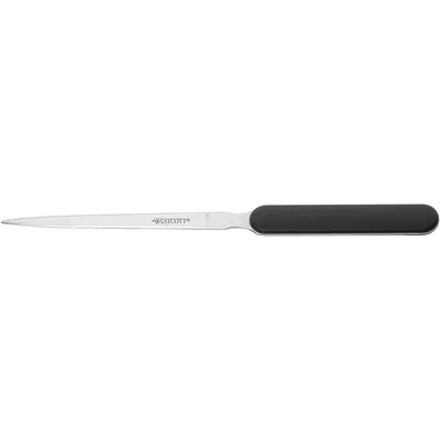 Produktbild von Westcott Brieföffner, schwarzer Kunststoffgriff, 19,0 cm, rostfreie Klinge