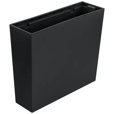 Produktbild von Kvetináč s vložkou Hladká štruktúra antracit 58x18x50 cm Balkónový kvetináč Plast
