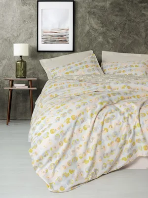 Produktbild von L'Essentiel Linge de Maison, Ranforce Doppel-Bettbezug-Set (DE), Jocus - Beige, 100 % BAUMWOLLE RANFORCE, Beige, 200 x 200 cm