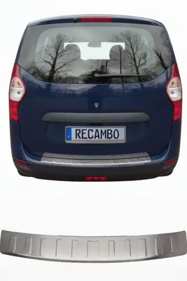 Produktbild von Ladekantenschutz Edelstahl matt für Dacia LODGY | ab 2012- | mit Abkantung
