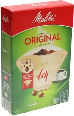 Produktbild von Melitta MEL0109761 Kaffeefilter Größe 1x4 / 80 Stück