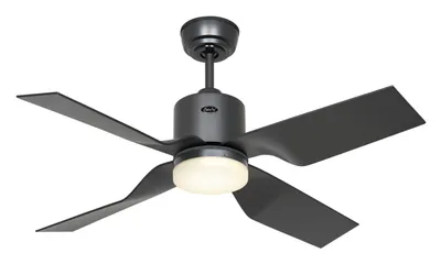 Obrázek produktu pro Stropní ventilátor ECO VENTOS IP44 102, barva bazaltově šedá, s WiFi a osvětlením