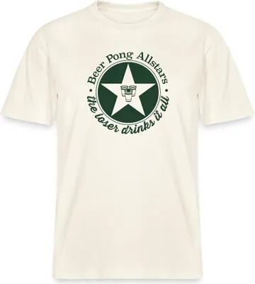 Produktbild von Spreadshirt Beer Pong Allstars Party Enthusiast Design Stanley/Stella Uni Bio T-Shirt, XXL, Naturweiß