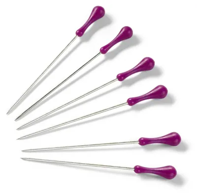 Productafbeelding van Veiligheidsspelden met verlengde kop (ergonomisch), paars, 10 gram