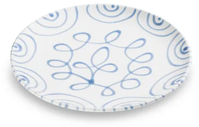 Zdjęcie produktu dla Gmundner Ceramics Blue Flamed, talerz obiadowy filiżanka (Ø 25 cm)