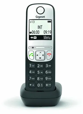 Obrázok produktu pre Gigaset A690IP, DECT telefón, Bezdrôtový handset, Hlasitý odposluch, 150 položky, SMS, Čierna