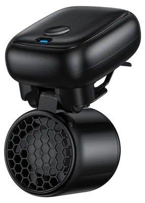 Image de INF Ventilateur clip USB rechargeable portable – pliable, batterie 1200mAh, 11500/16000RPM, mini portable Le noir