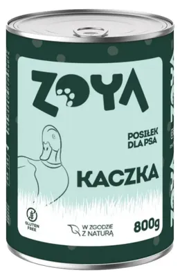 Zdjęcie produktu dla ZOYA Kaczka - mokra karma dla psów - 800g
