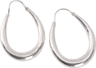 Produktbild von Tribalohrringe aus Messing, Ethnoohrringe, Goaschmuck, Messingcreole 5 cm - Silber, Silber-Farben, Ohrringe + Ohrstecker Modeschmuck
