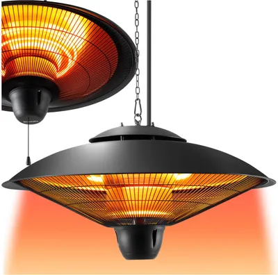 Produktbild von Solaria Infrarotheizstrahler Orbit 2500W, Aluminiumgehäuse - schwarz