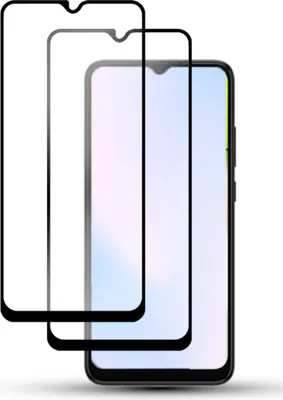 Zdjęcie produktu dla 2-pak Samsung A03S Szkło ochronne na ekran - Szkło hartowane 9H - Super jakość 3D
