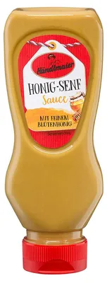 Zdjęcie produktu dla Händlmaiers sos delikatesowy musztarda miodowa w wyciskanej butelce 225ml
