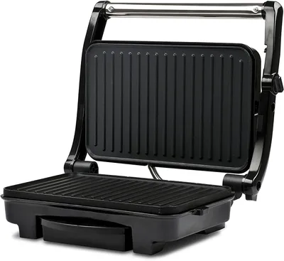 Produktbild von Girmi BS11 Tisch-Elektrogrill 1500W Schwarz 2 Antihaft-Platten 27x17cm