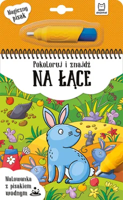 Obrázok produktu pre Pokoloruj I Znajdź Na Łące. Malowanka Z Pisakiem Wodnym