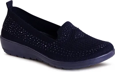 Produktbild von topschuhe24 3077 Damen Glitzer Halbschuhe Light Slipper, Farbe:Blau, Größe:38 EU