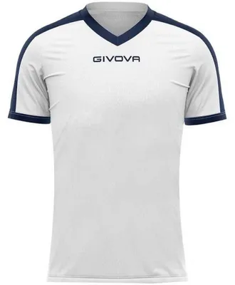 Immagine prodotto di Givova - T-shirt "Revolution" da uomo, chiusura PP9655 (XS) (bianco/blu)