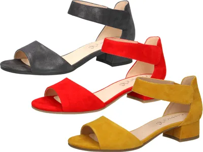 Produktbild von Caprice 9-28212-22 Damen Sandalen Sandaletten geschlossene Ferse, Größe:40 EU, Farbe:Rot