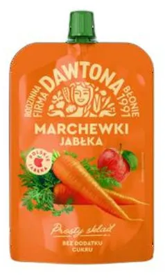 Obrázok produktu pre Mrkvové a jablkové pyré pre deti 180 g