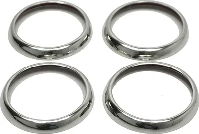 Image de Cadre d'aération Cadre d'aération pour Mercedes Citan brillant acier inoxydable chromé 4pcs