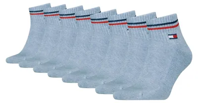 Produktbild von 4 Paar Tommy Jeans Herren Quarter Iconic Socken