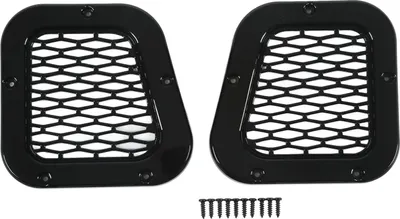 Immagine prodotto di Coperchio della griglia della presa d'aria Nero lucido di ricambio per Land Rover Defender 2004-2019