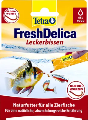 Produktbild von Tetra Fischfutter FreshDelica Mückenlarven 48 g
