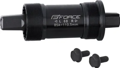 Produktbild von Force 4-Kant Stahl Tretlager mit BSA Gewinde Länge 110 mm