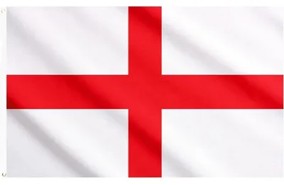 Produktbild von England Flagge St. George's Cross 150 x 90 cm 4 Stück Doppelseitig Messingösen