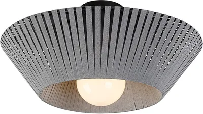 Immagine prodotto di Rabalux 71248 Lampada da soffitto Revan E27 1x MAX 6 in metallo con nastro in tessuto nero