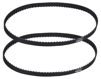 Zahnriemen 182XL, 91 Zähne, 10 mm, schwarz, 2 Stück