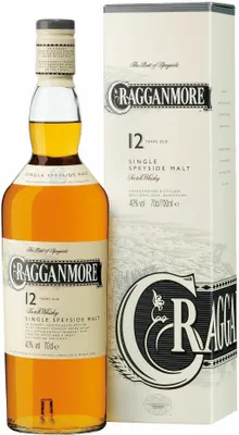 Image de Cragganmore 12 Years / ans, Single Malt, Whisky, Scotch, alcool, boisson alcoolisée, bouteille, 40%, 700 ml, 701719