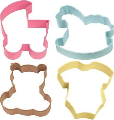 Image de Wilton - Emporte-pièces - Bébé - Lot de 4