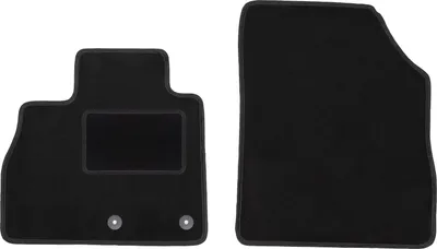 Immagine prodotto di Wielganizator tappetini auto velours anteriori adatto per Renault Scenic IV (2016-, minivan) neri, set 2 pz, con fissaggi