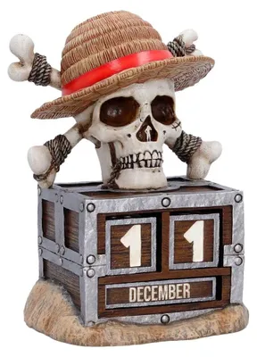 Zdjęcie produktu dla Kalendarz One Piece Luffy Jolly Roger Perpetuu 16 cm