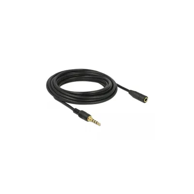 Produktbild von DeLOCK 85635, 3.5mm, Männlich, 3.5mm, Weiblich, 5 m, Schwarz