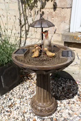 Obrázok produktu pre Smart Solar Solar-Wasserbrunnen Entenfamilie