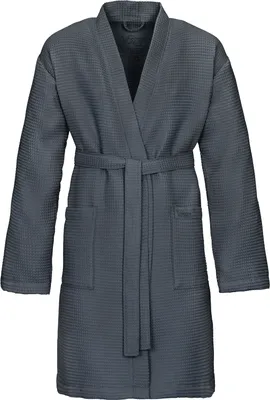 Produktbild von Vossen Bademantel Rom Pique-U Farbe flanell Größe 36/38