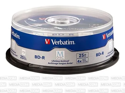 Obrázek produktu pro Verbatim 98909, 25 GB, BD-R, Vřeteno, 25 kusů