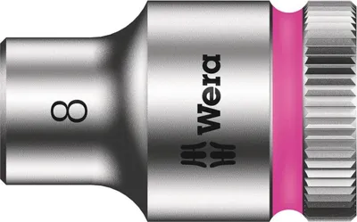 Produktbild von Wera 8790 HMB Zyklop-Steckschlüsseleinsatz mit 3/8"-Antrieb, metrisch Leuchtpink